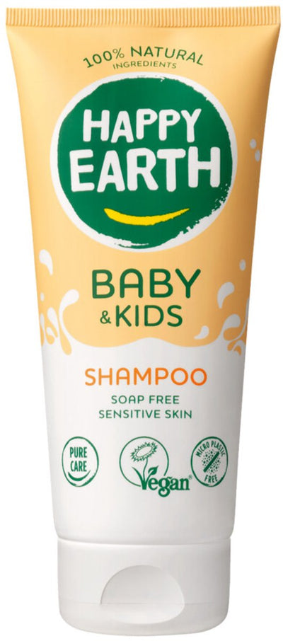 Happy Earth Baby Kids 100 % natürliches Shampoo – 200 ml