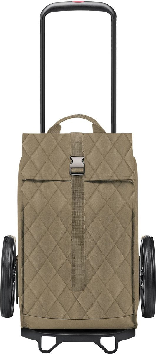 Reisenthel City Cruiser Rhombus Einkaufstrolley – 40l – Rhombus Olivgrün