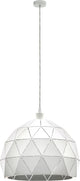 Eglo Roccaforte Hängelampe - e27 - ø 40 cm - weiß