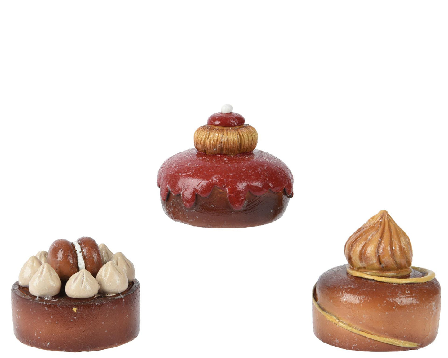 Decoris Statue Kuchen Polyresin Durchmesser 6cm