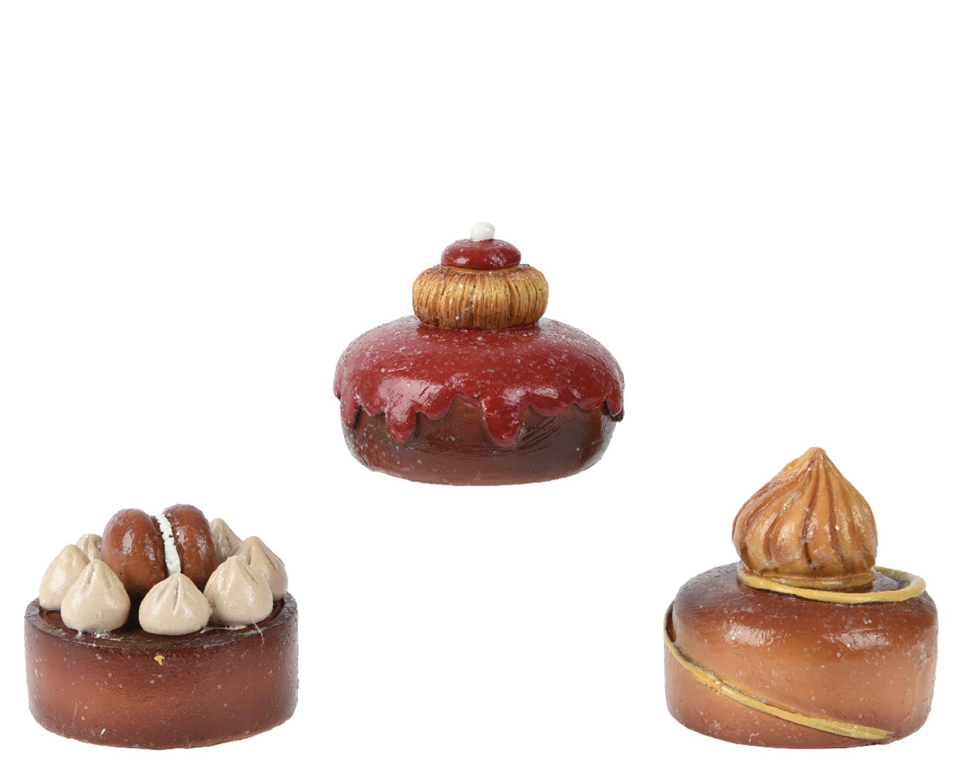 Decoris Statue Kuchen Polyresin Durchmesser 6cm