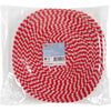 Creativ Company Rundstrickschlauch, B: 30 mm, Weihnachtsrotgrau, 10 m 1 Rolle