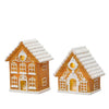 Decoris Statuenhaus Lebkuchen mit LED 8,3cm