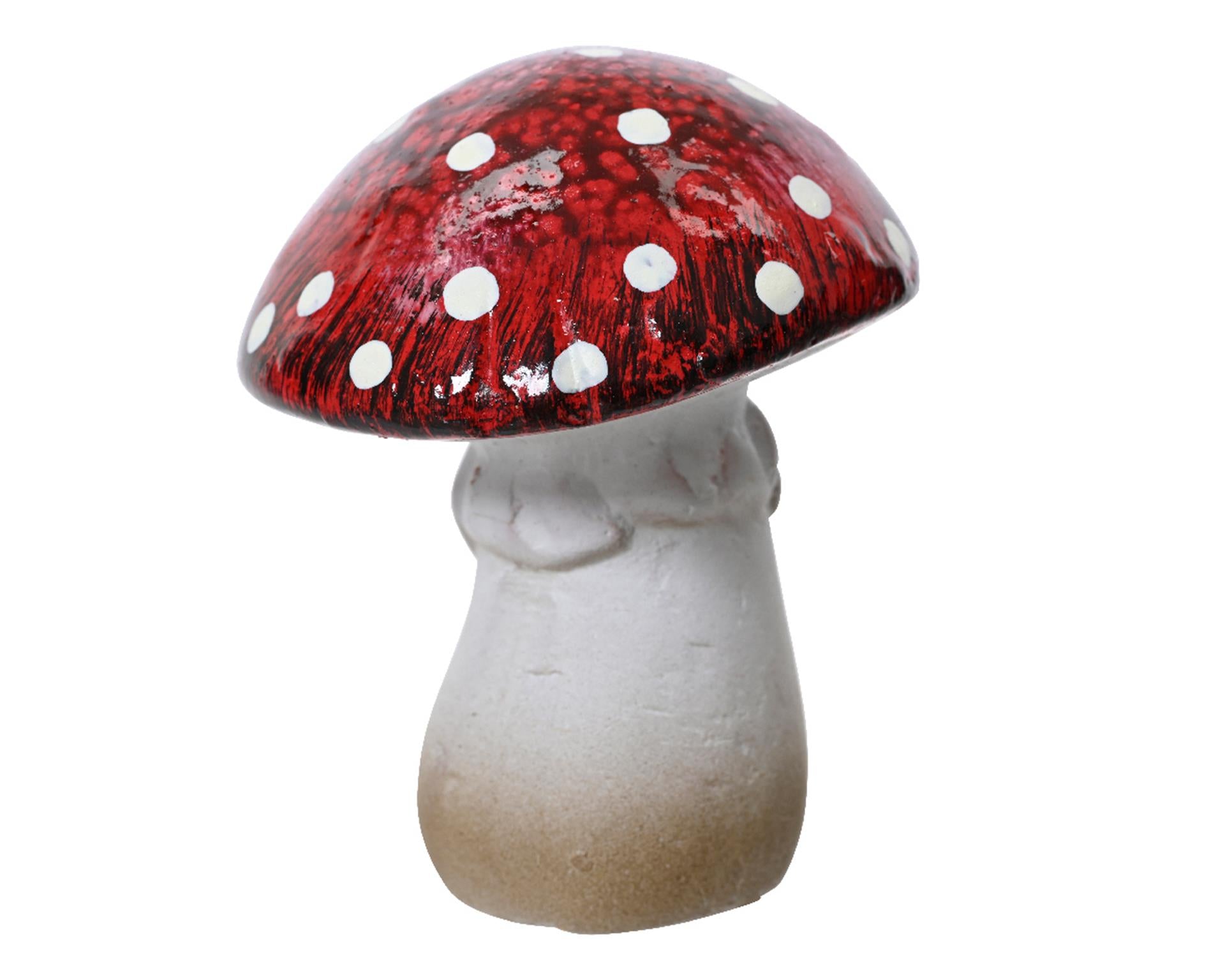 Decoris Skulptur Pilz Terrakotta H8,4cm