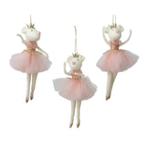 Decoris Weihnachtsanhänger Maus Polyester 9x4x19,5cm - afbeelding 1