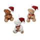 Decoris Weihnachtsanhänger Bär Polyester 7x6x12cm