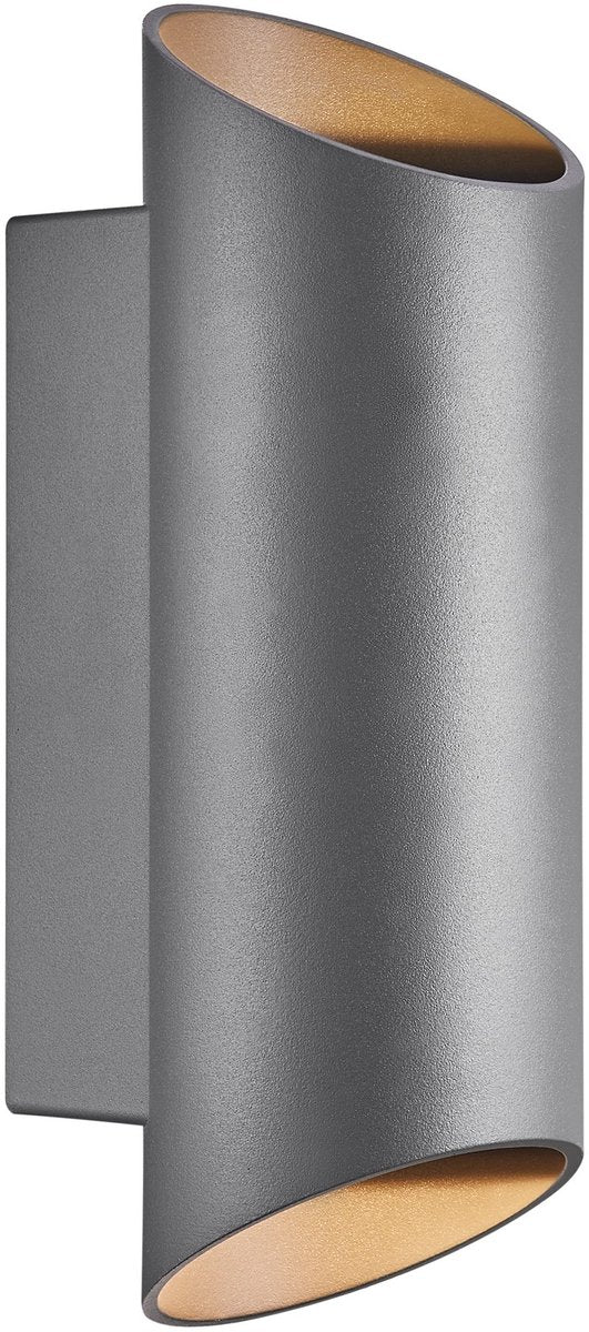 Nordlux Wandleuchte Nico rund 2x gu10 anthrazit ip54 - 4800918