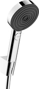 Hansgrohe Pulsify Select S – Set aus Duschkopf, Halterung und Schlauch, 3 Strahlarten, Ecosmart, Chrom 24306000