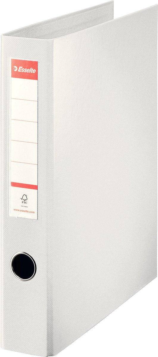 Esselte Vivida Standard-Ringbinder A4 – 4-Ring-D-Mech 40 mm – Rückenbreite 62 mm – Weiß