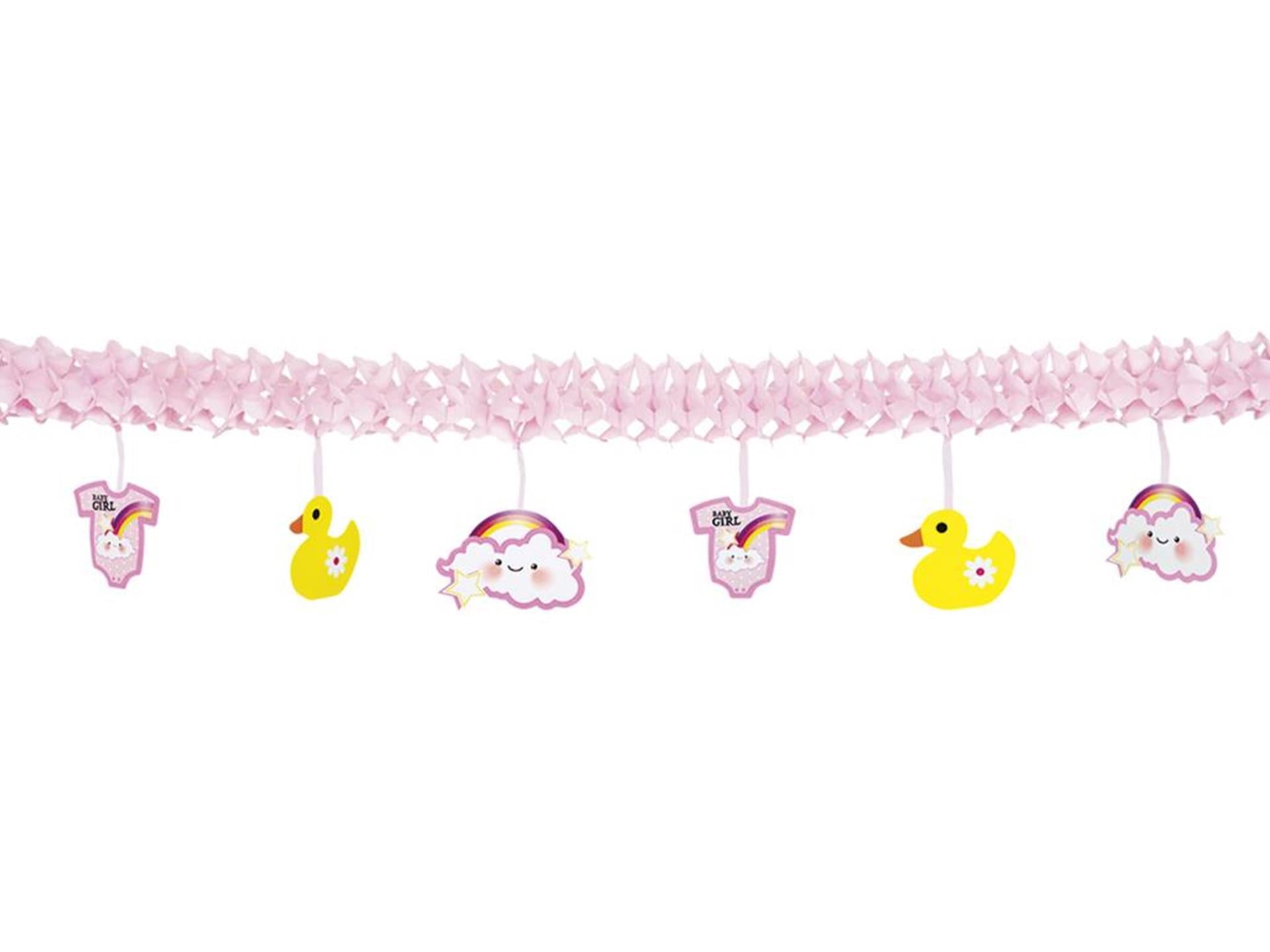 Boland Papiergirlande Baby Mädchen 4mtr