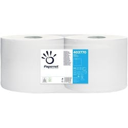 Reinigungspapier Papernet 403770 Zellulose 2-lagig weiß Packung 2 Stück