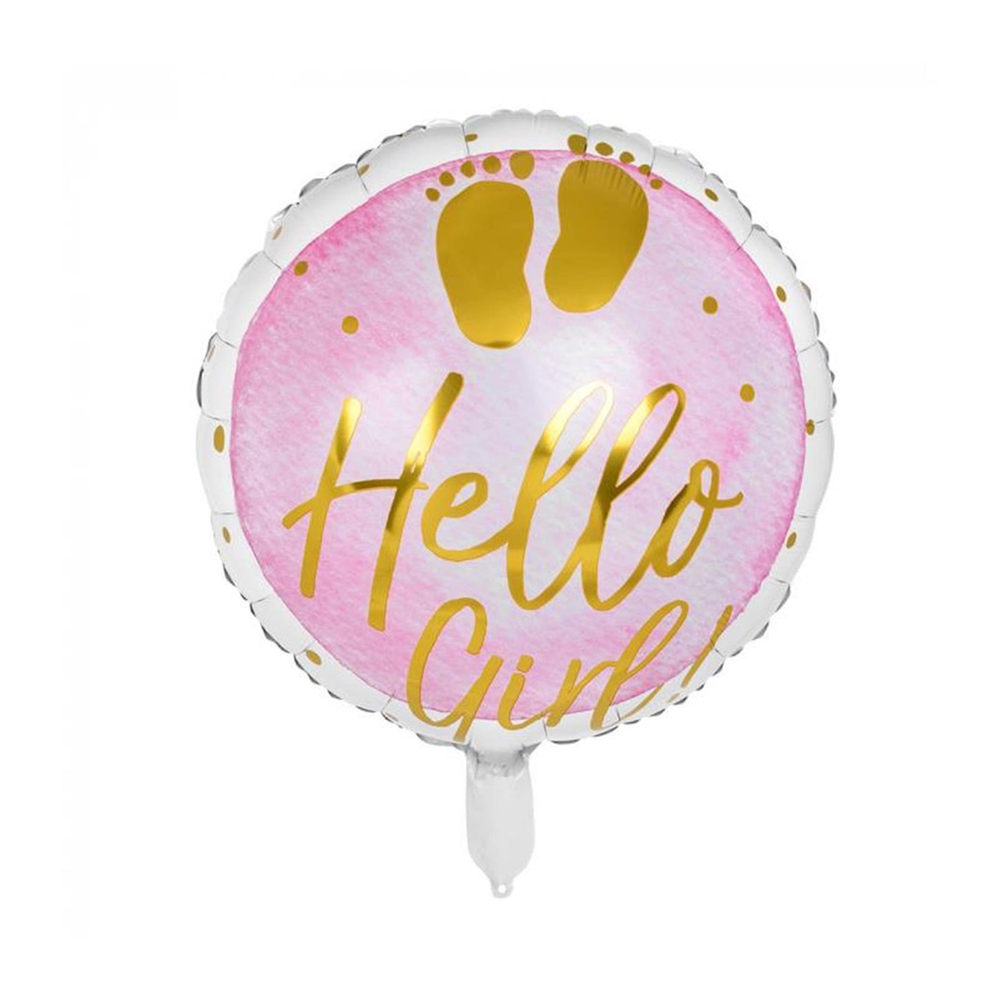 Boland Folienballon Hallo Mädchen! ø45cm