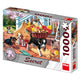 Dinotoys Dino-Puzzle spielender Hunde mit 14 versteckten Geheimnissen – 1000 Teile