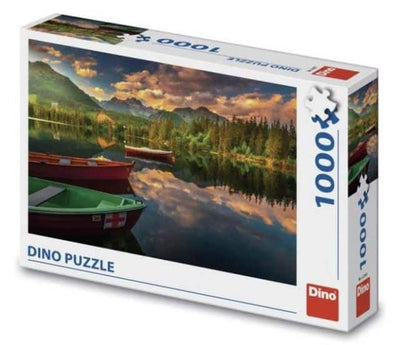 Dinotoys Dino-Puzzle aus dem slowakischen Pleso mit Booten – 1000 Teile