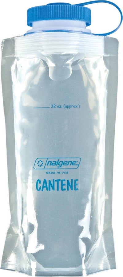 Nalgene – Kantine mehrschichtig – Weithalsflasche – Trinkflasche – Wasserflasche – leicht – 1000 ml – grauer Kunststoff