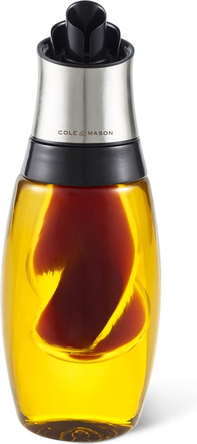 Cole Mason – Duo-Öl- und Essigausgießer, transparent