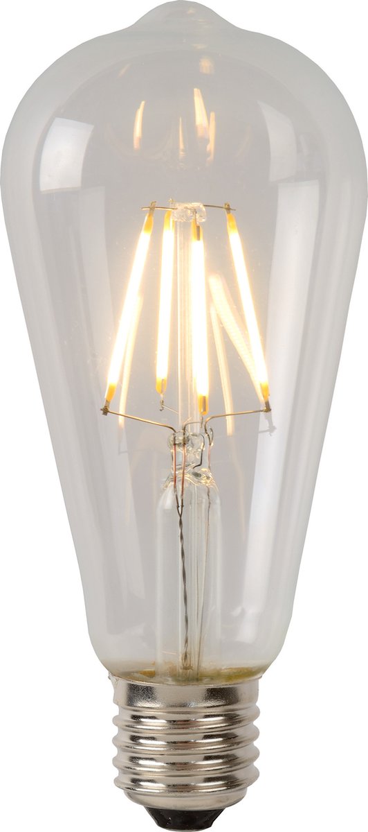Lucide ST64 Klasse A – Glühlampe – ø 6,4 cm – LED – E27 – 1 x 7 W 2700 K – transparent