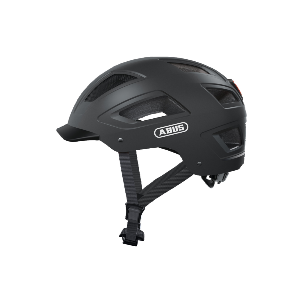 Abus Helm Hyban 2.0 Samt Schwarz M 52-58cm
