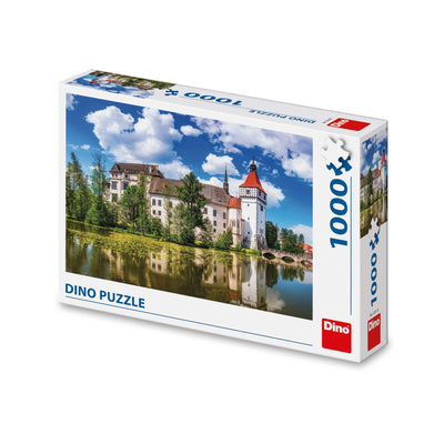 Dinotoys Dino-Puzzle aus der Burg Blatná im Sommer – 1000 Teile