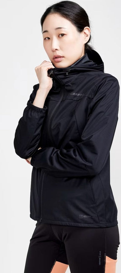Craft Adv Essence Hydro Jacket W Damen-Sportweste – Schwarz