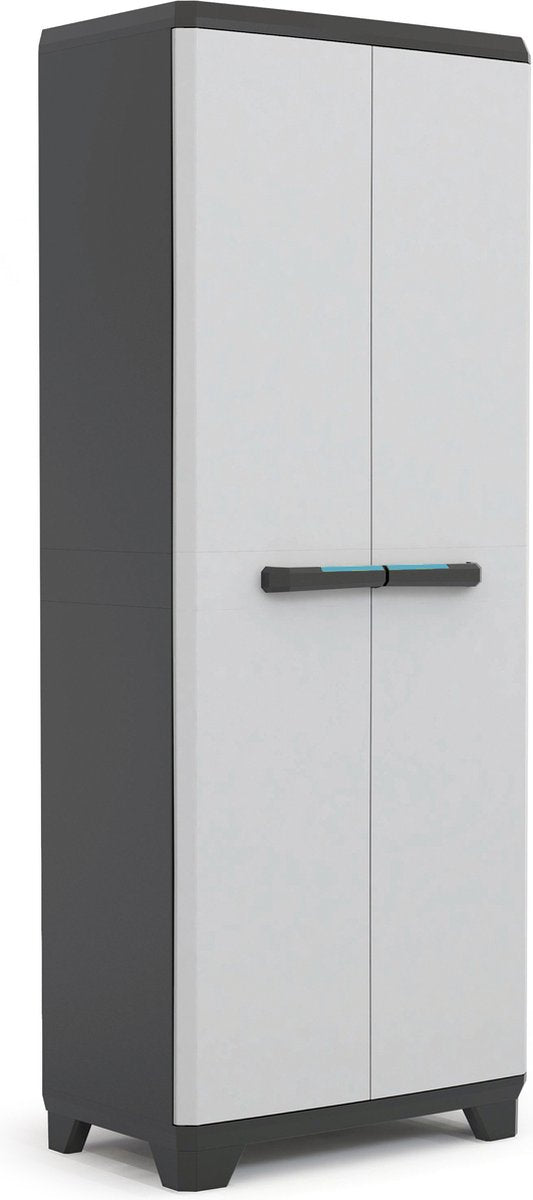 Keter linearer Aufbewahrungsschrank – 68 x 173 x 39 cm – grauschwarz