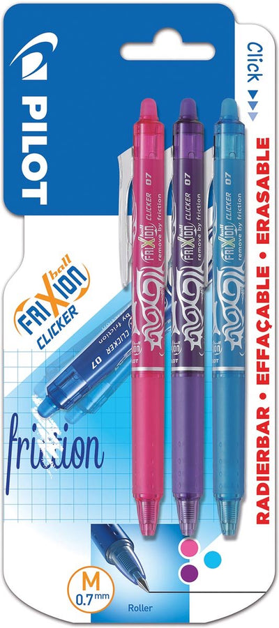 Pilot Frixion Ball Clicker mittel 3 Stk