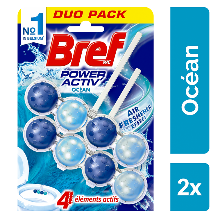 Bref 1005729 – Toilette Power Activ Ocean 2x51gr | 10 Stück