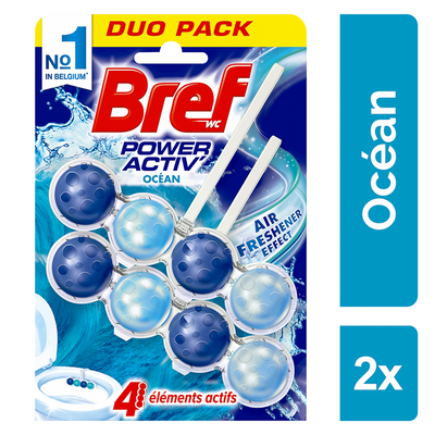 Bref 1005729 – Toilette Power Activ Ocean 2x51gr | 10 Stück