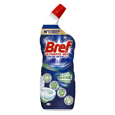 Bref 1066757 – WC Ultimate Gel Color Activ' + Citrus 700 ml | 5 Stück