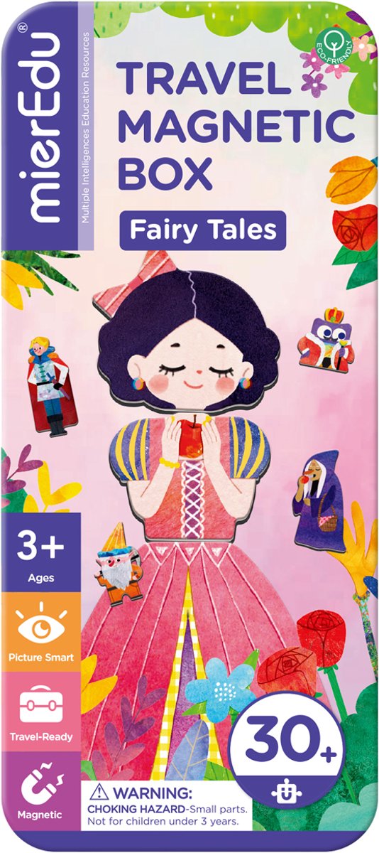 Mieredu magnetische Puzzle-Box – Märchen – enthält 2 Szenen – mehr als 30 Magnete – 3 Jahre