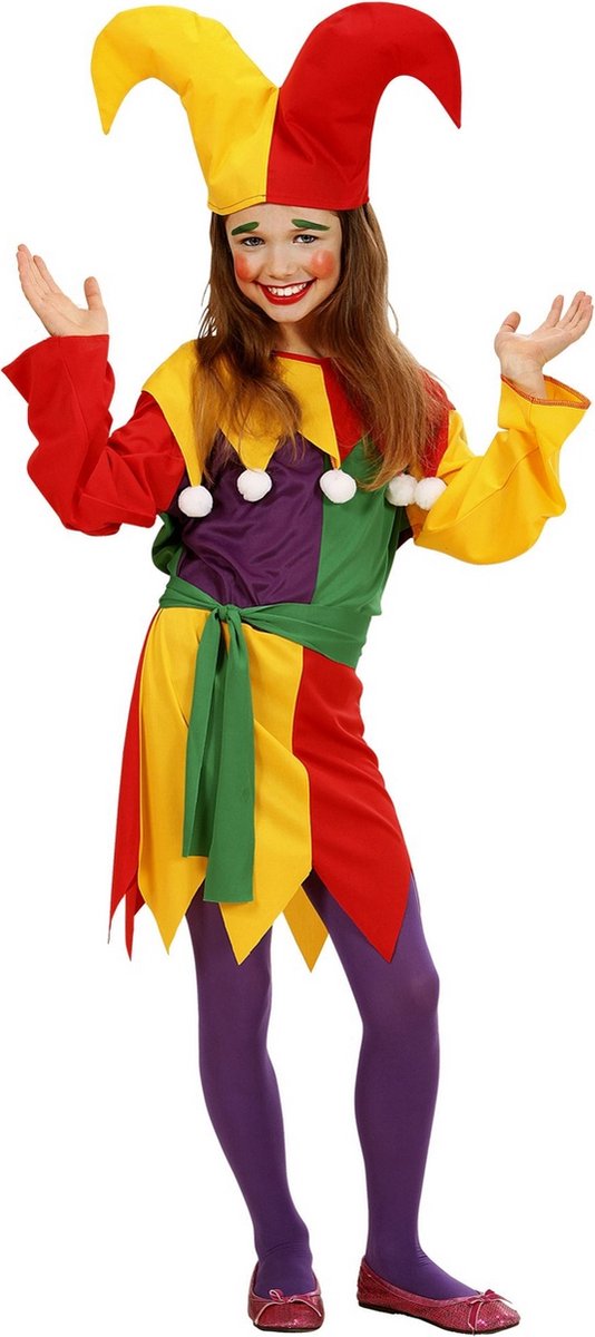 Finidi Joker Narren Anzug Kind