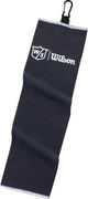 Wilson Staff dreifach gefaltetes Golfhandtuch – schwarz