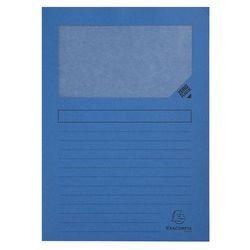 L-Cover 50102e 31x22cm dunkelblau Fenster beschreibbar