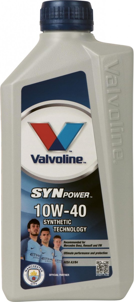 Valvoline Synpower 10w-40 Motoröl 1 Liter