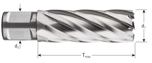 Rotec Kernbohrer HSS Silver-Line 30,0 mm SL50 Weldon