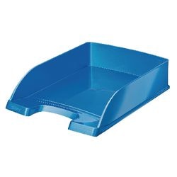 Brieffächer Wow Leitz A4 metallic blau stapelbar