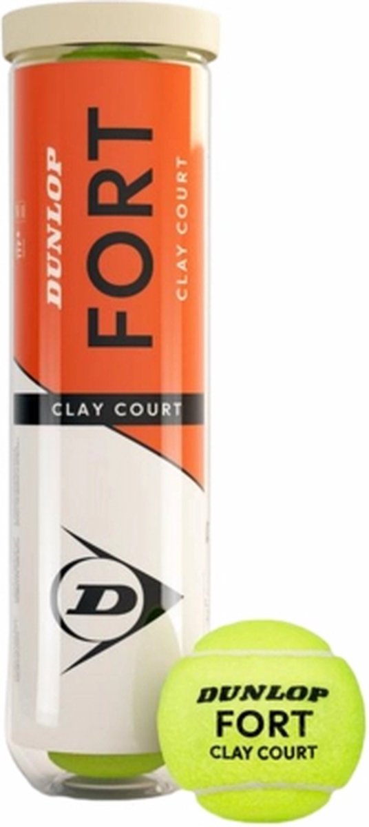 Dunlop – Fort Sandplatz – 4 Kappen – Tennisbälle – Gelb