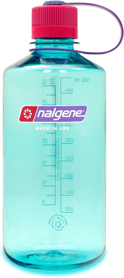 Nalgene – Enghalsflasche – Trinkflasche – Wasserflasche – auslaufsicher – 1000 ml – BPA-frei – Sustain – Surfer