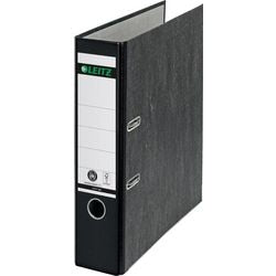 Ordner Leitz 1080, Karton, A4, Hochformat, Breite 8 cm, Daumenloch, Rückenetikett, Vorsatzpapier