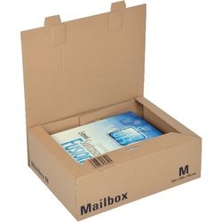 Faltbox Briefkasten m 336x251x110mm 168g braun