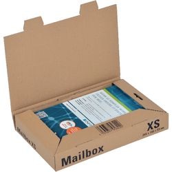 Faltbox Briefkasten XS 248x157x42mm 60g braun