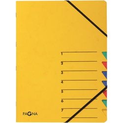 Sortiermappe Seite gelb A4