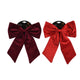 Decoris Schleife rot burgunderrot 30x35cm