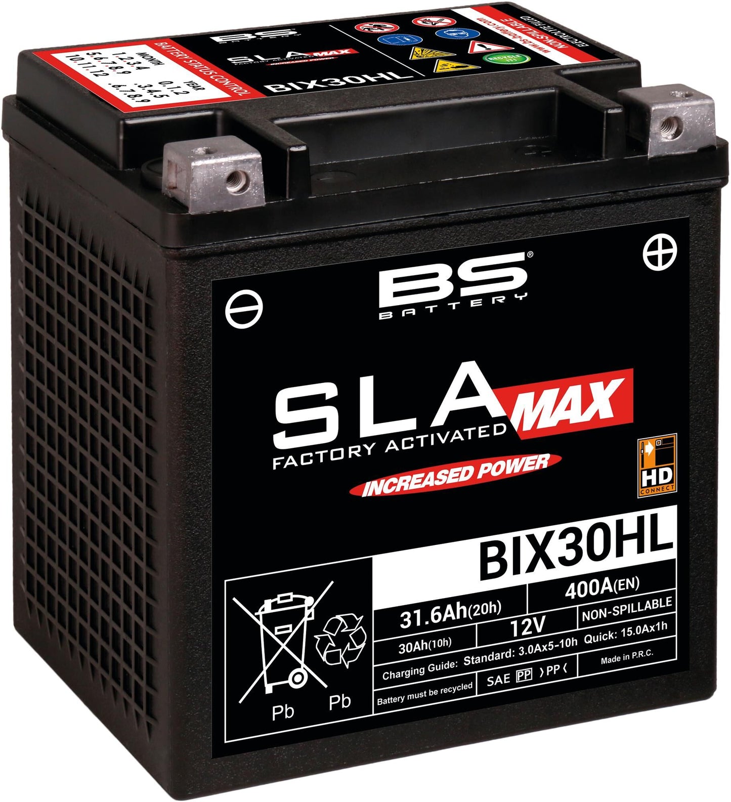 BS Batterie Batterie BIX30HL BS SLA-MAX HD
