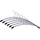 Kleiderbügel pmcinmet alba aus Metall und Kunststoff 46x17cm silber 6 Stück