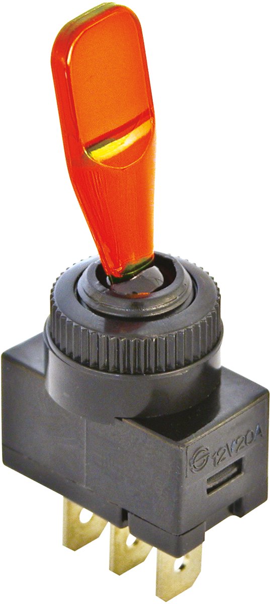 Carpoint Schalter 12V orange schwarz