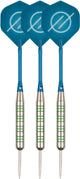 Faver Darts-Set komplett - Ersatz-Shafts - Nickelsilber - metallisch - blau - 19 Gramm