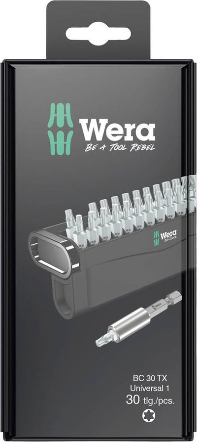 Wera Bit-Check 30 Tx Universal 1 SB 05057900001 Bit-Set 30-teilig Torx