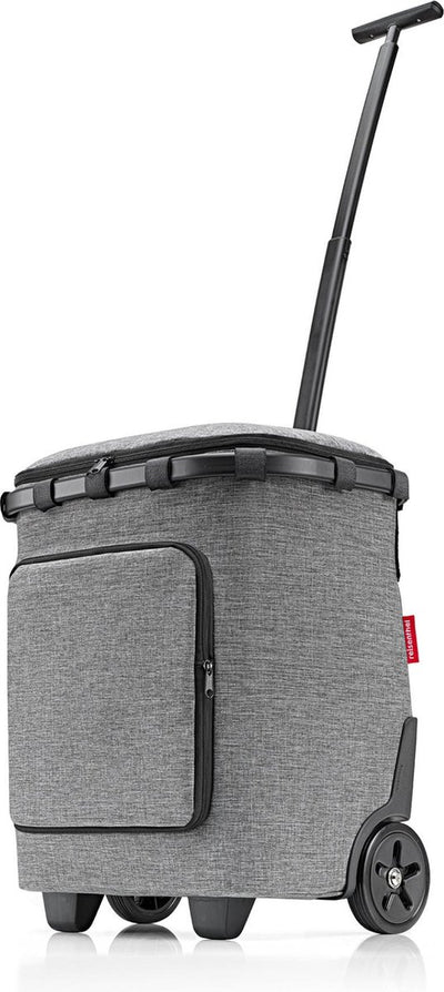 Reisenthel Carry Cruiser Plus Einkaufstrolley – 43 + 3 l – Twist Silver Grey