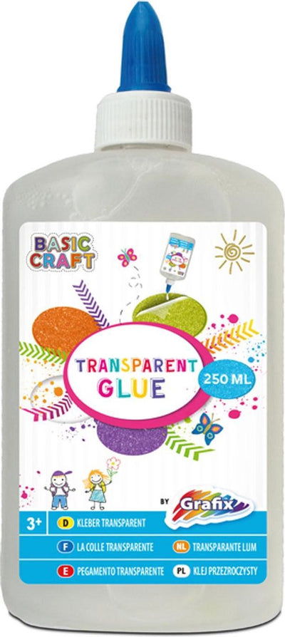 Grafix transparenter Hobbykleber - Basteln | 250 ml – Basteln für Jungen – Basteln für Mädchen
